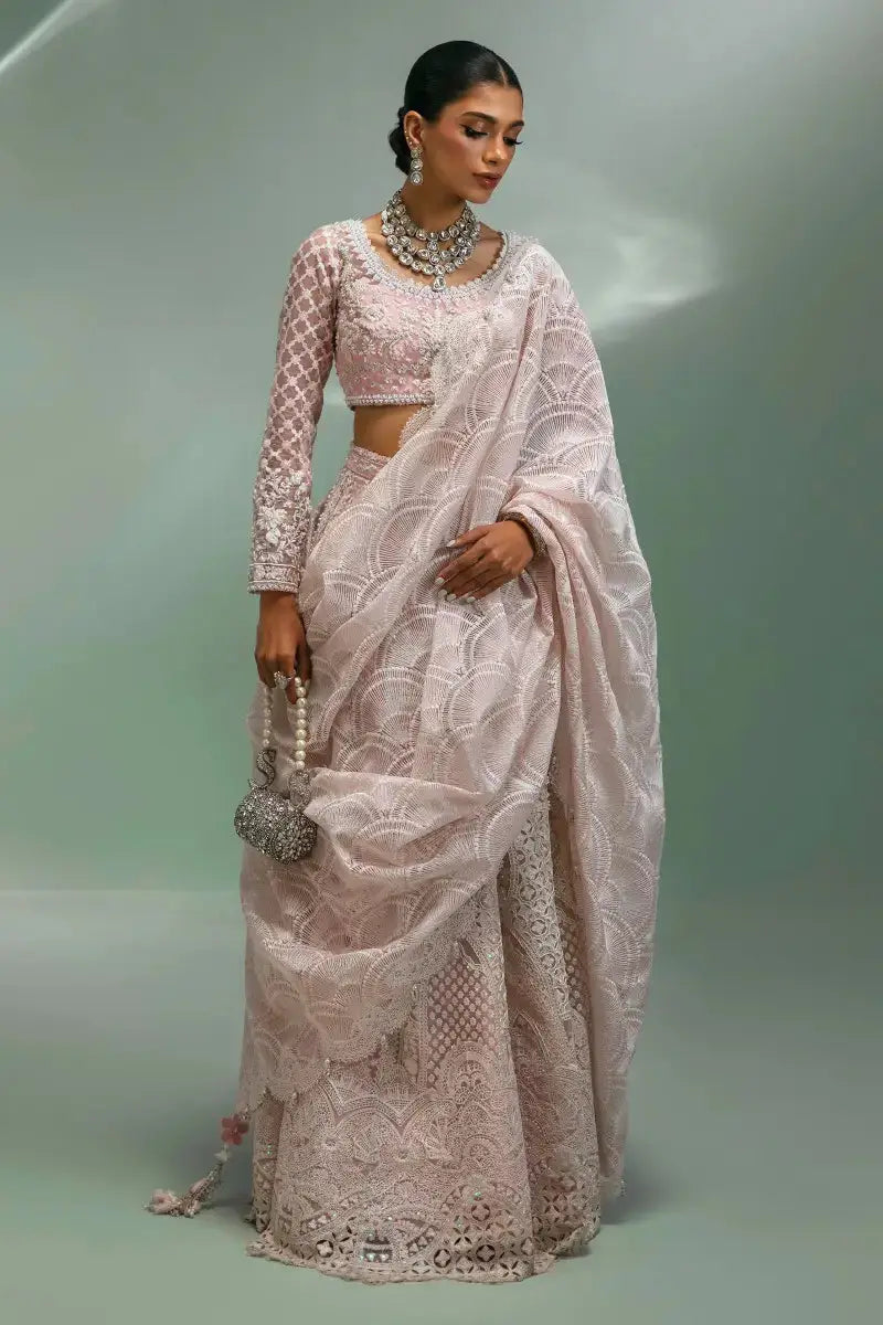 Sana Safinaz | Nura Festive 2023 | N233-002-CT - Pakistani Designer Dress - by Sana Safinaz | Type: Bridal - 100% Original at Saira Sultan