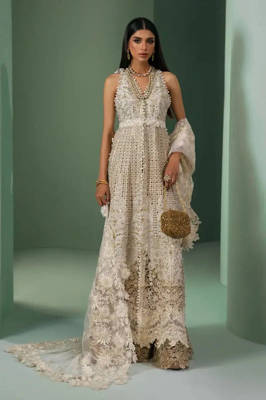 Sana Safinaz | Nura Festive 2023 | N233-001-CT - Pakistani Designer Dress - by Sana Safinaz | Type: Bridal - 100% Original at Saira Sultan