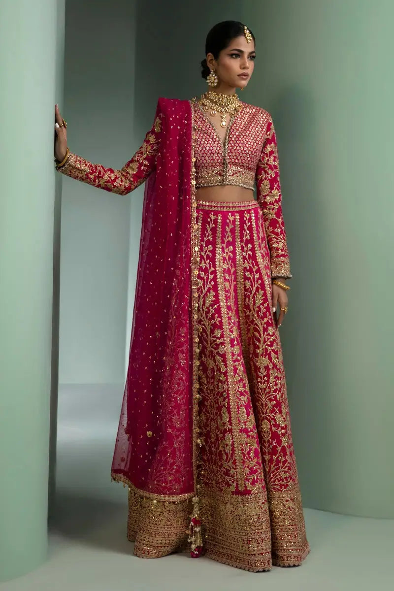 Sana Safinaz | Nura Festive 2023 | N233-004-CT - Pakistani Designer Dress - by Sana Safinaz | Type: Bridal - 100% Original at Saira Sultan