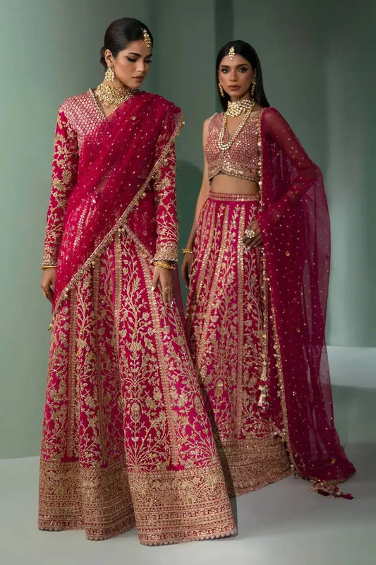 Sana Safinaz | Nura Festive 2023 | N233-004-CT - Pakistani Designer Dress - by Sana Safinaz | Type: Bridal - 100% Original at Saira Sultan