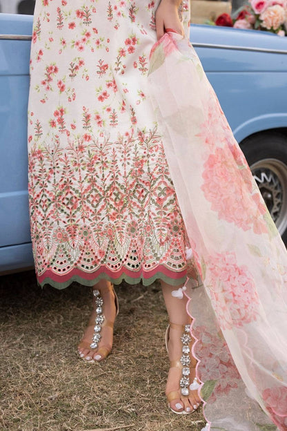 Ittehad | Embroidered Lawn | I-14 - Pakistani Designer Dress - by Ittehad | Type: Luxury - 100% Original at Saira Sultan