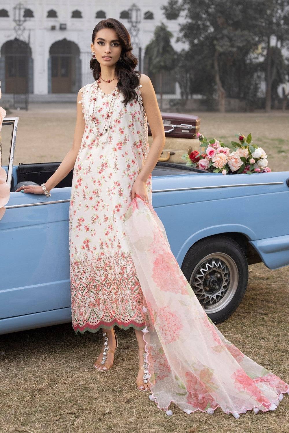 Ittehad | Embroidered Lawn | I-14 - Pakistani Designer Dress - by Ittehad | Type: Luxury - 100% Original at Saira Sultan
