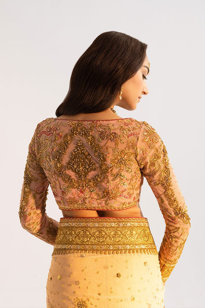 Fahad Hussayn | Ashk o Atar | SHAHRAM S Pale Peach Net