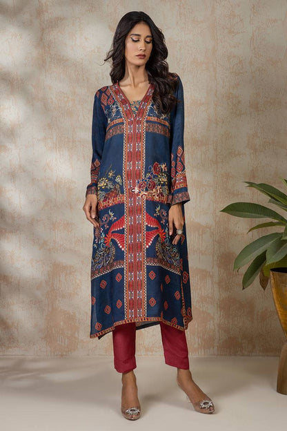 Shamaeel Ansari | Daily Pret Wear | ECK-23 - Pakistani Designer Dress - by Shamaeel Ansari | Type: Luxury - 100% Original at Saira Sultan