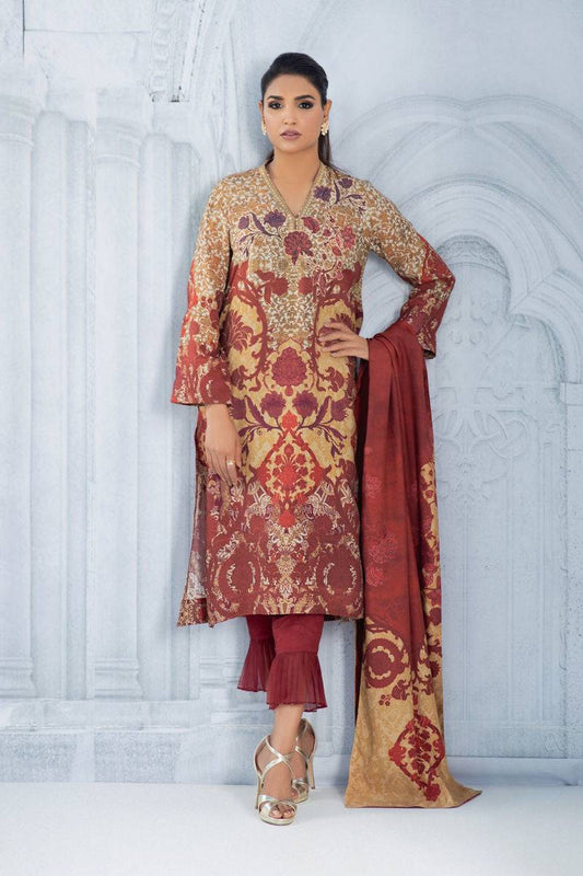 Shamaeel Ansari | Daily Pret Wear | ECK - 04 - Pakistani Designer Dress - by Shamaeel Ansari | Type: Luxury - 100% Original at Saira Sultan