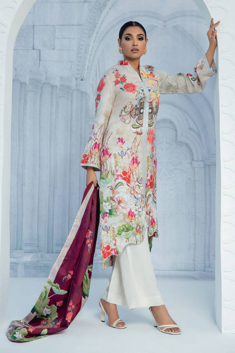 Shamaeel Ansari | Daily Pret Wear | ECK - 06 - Pakistani Designer Dress - by Shamaeel Ansari | Type: Luxury - 100% Original at Saira Sultan