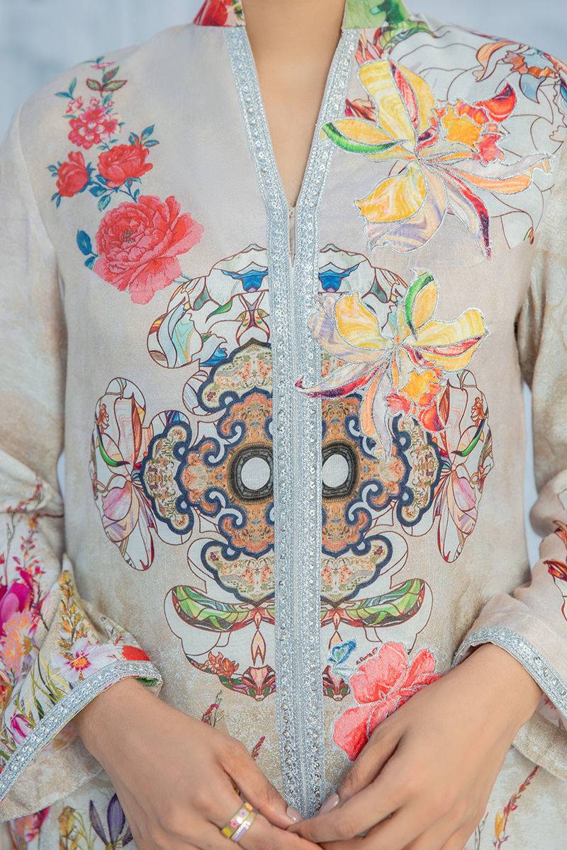 Shamaeel Ansari | Daily Pret Wear | ECK - 06 - Pakistani Designer Dress - by Shamaeel Ansari | Type: Luxury - 100% Original at Saira Sultan