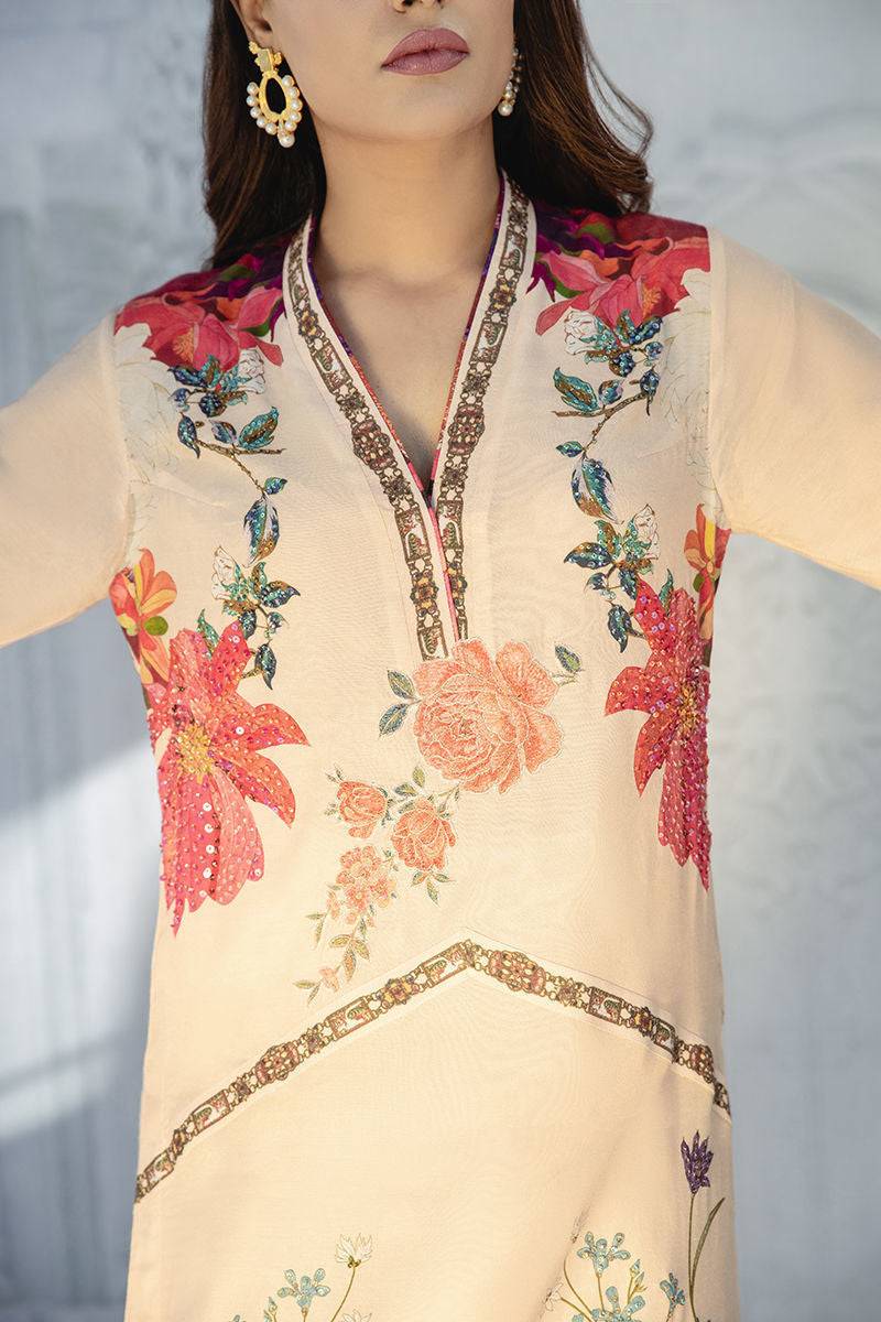 Shamaeel Ansari | Daily Pret Wear | ECK - 01 - Pakistani Designer Dress - by Shamaeel Ansari | Type: Luxury - 100% Original at Saira Sultan
