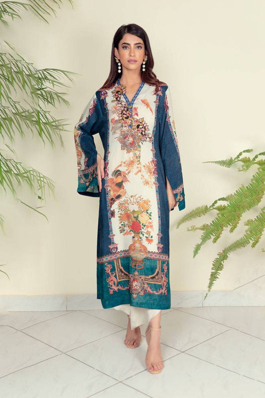 Shamaeel Ansari | Daily Pret Wear | ECK - 15 - Pakistani Designer Dress - by Shamaeel Ansari | Type: Luxury - 100% Original at Saira Sultan