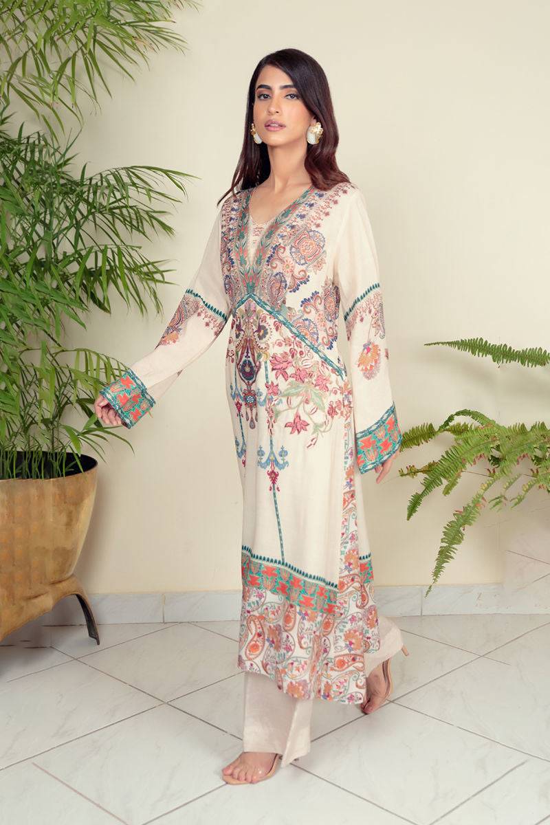 Shamaeel Ansari | Daily Pret Wear | ECK - 14 - Pakistani Designer Dress - by Shamaeel Ansari | Type: Luxury - 100% Original at Saira Sultan