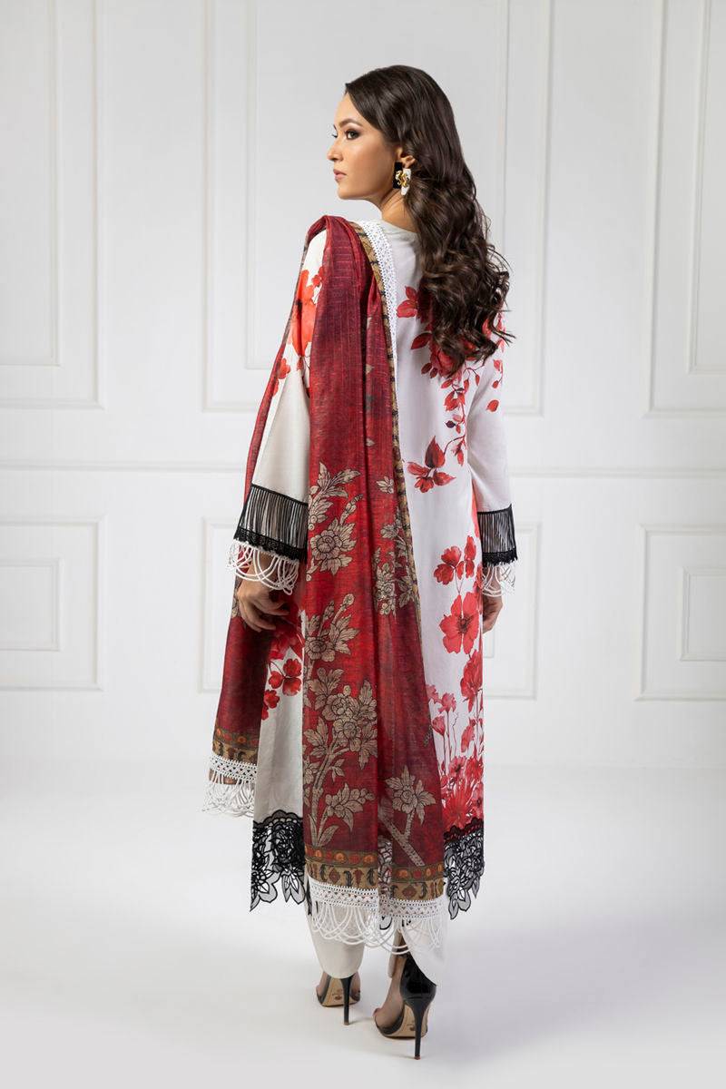 Shamaeel Ansari | Lawn 24 | LV114 - Pakistani Designer Dress - by Shamaeel Ansari | Type: Luxury - 100% Original at Saira Sultan