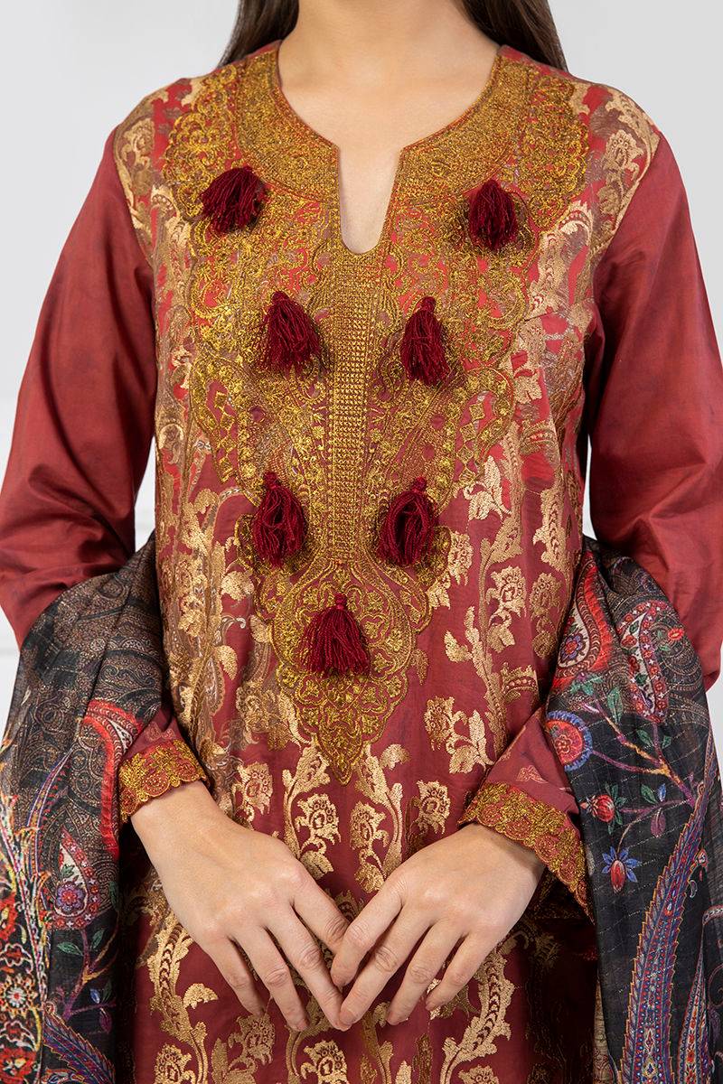 Shamaeel Ansari | Lawn 24 | LV115 - Pakistani Designer Dress - by Shamaeel Ansari | Type: Luxury - 100% Original at Saira Sultan