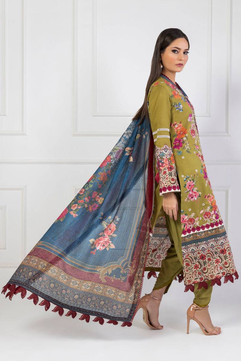 Shamaeel Ansari | Lawn 24 | LV116 - Pakistani Designer Dress - by Shamaeel Ansari | Type: Luxury - 100% Original at Saira Sultan