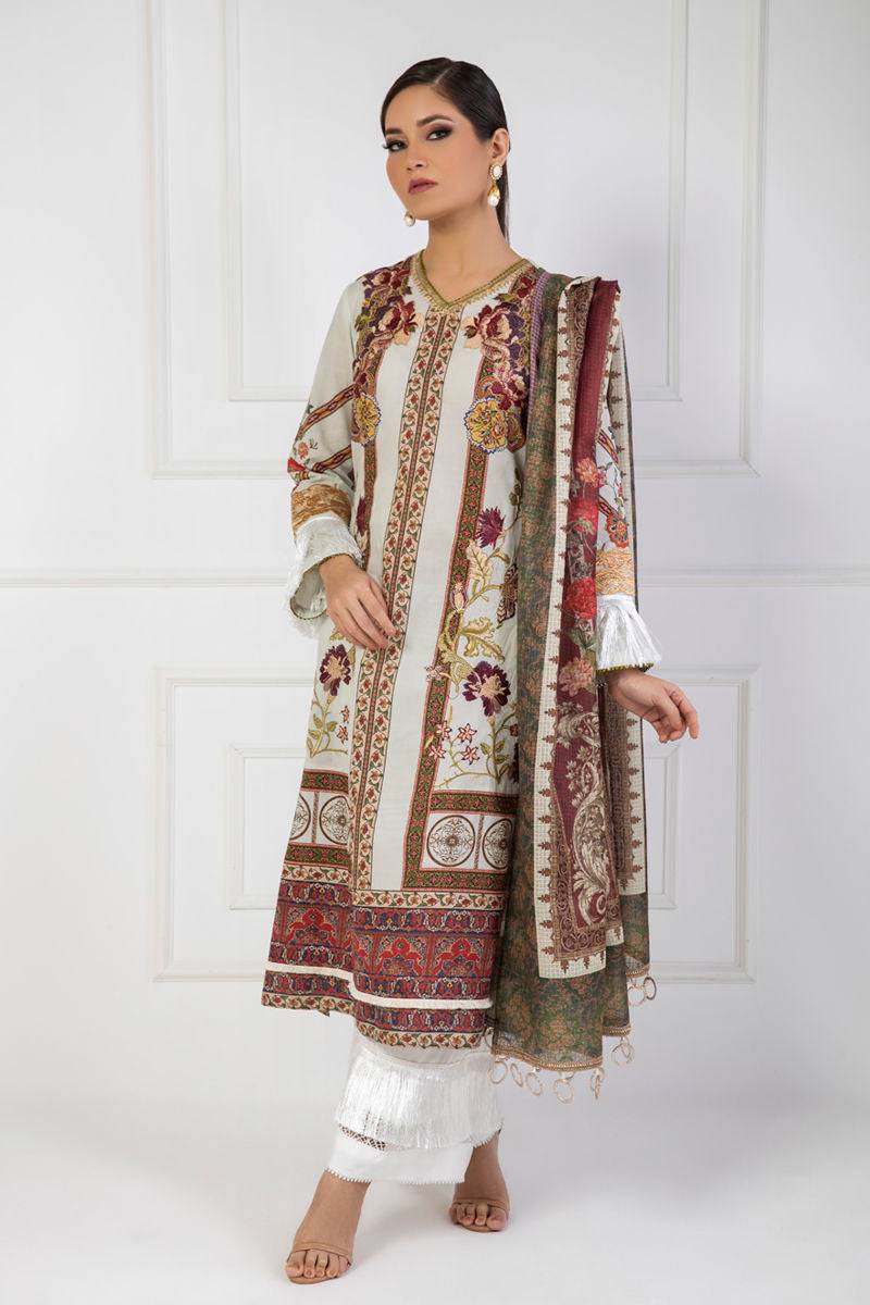 Shamaeel Ansari | Lawn 24 | LV11 - Pakistani Designer Dress - by Shamaeel Ansari | Type: Luxury - 100% Original at Saira Sultan