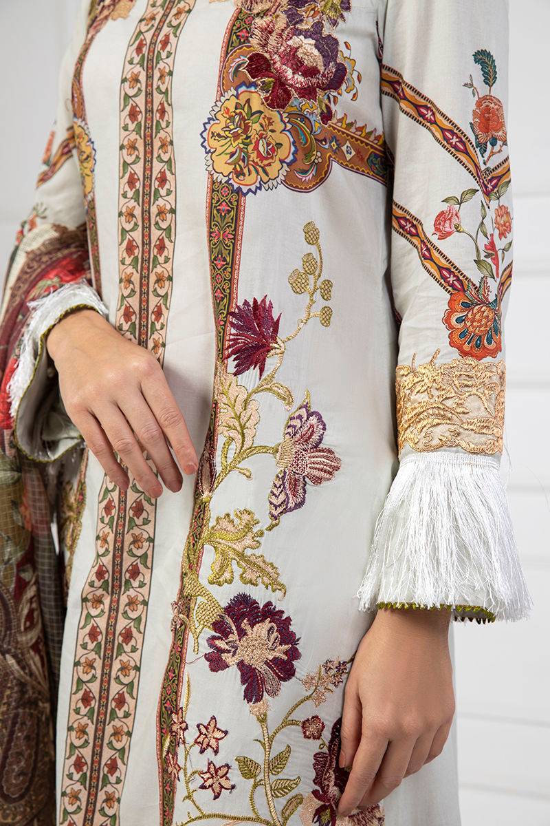 Shamaeel Ansari | Lawn 24 | LV11 - Pakistani Designer Dress - by Shamaeel Ansari | Type: Luxury - 100% Original at Saira Sultan