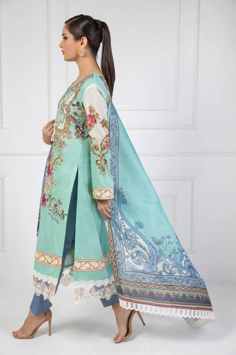 Shamaeel Ansari | Lawn 24 | LV112 - Pakistani Designer Dress - by Shamaeel Ansari | Type: Luxury - 100% Original at Saira Sultan