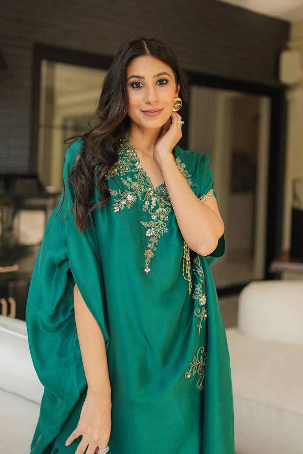Jeem | Luxury Pret | SIA GREEN - Pakistani Designer Dress - by Jeem | Type: Luxury - 100% Original at Saira Sultan