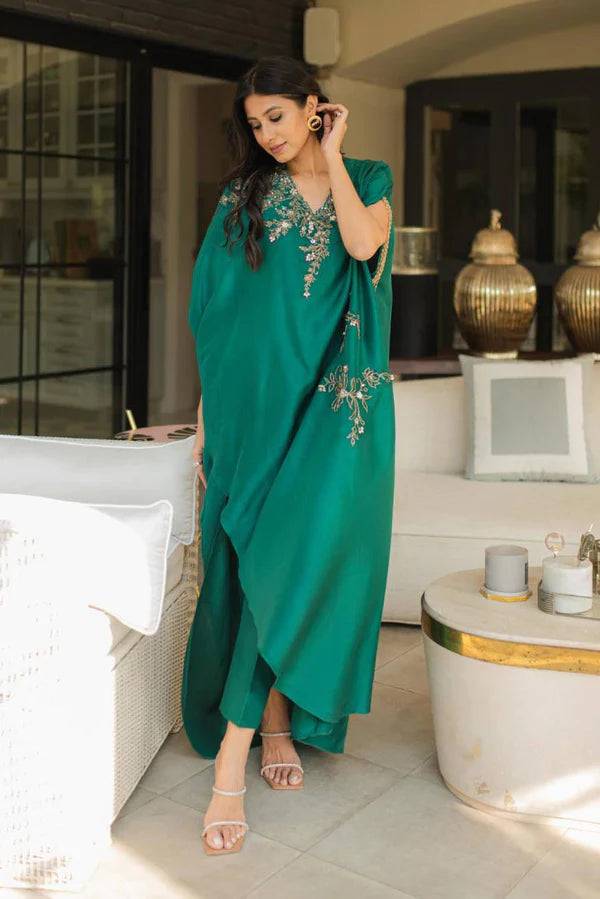 Jeem | Luxury Pret | SIA GREEN - Pakistani Designer Dress - by Jeem | Type: Luxury - 100% Original at Saira Sultan