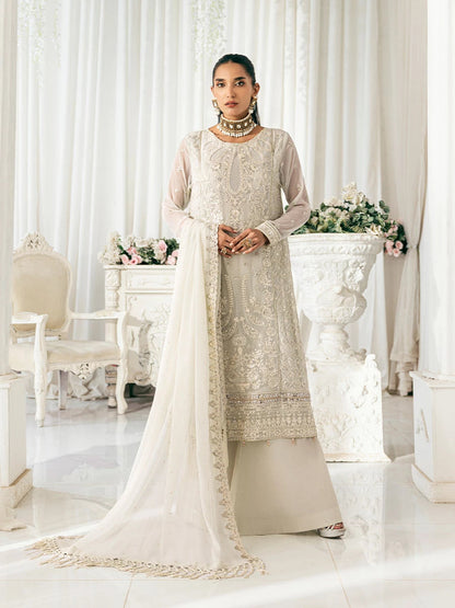 Salitex | Signature Festive Chiffon | SUNS7CH037UT XS Off White Chiffon