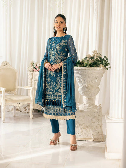 Salitex | Signature Festive Chiffon | SUNS7CH032UT XS Zinc Chiffon