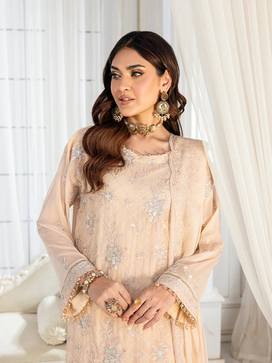 Salitex | Signature Festive Chiffon | SUNS7CH039UT M Skin Chiffon