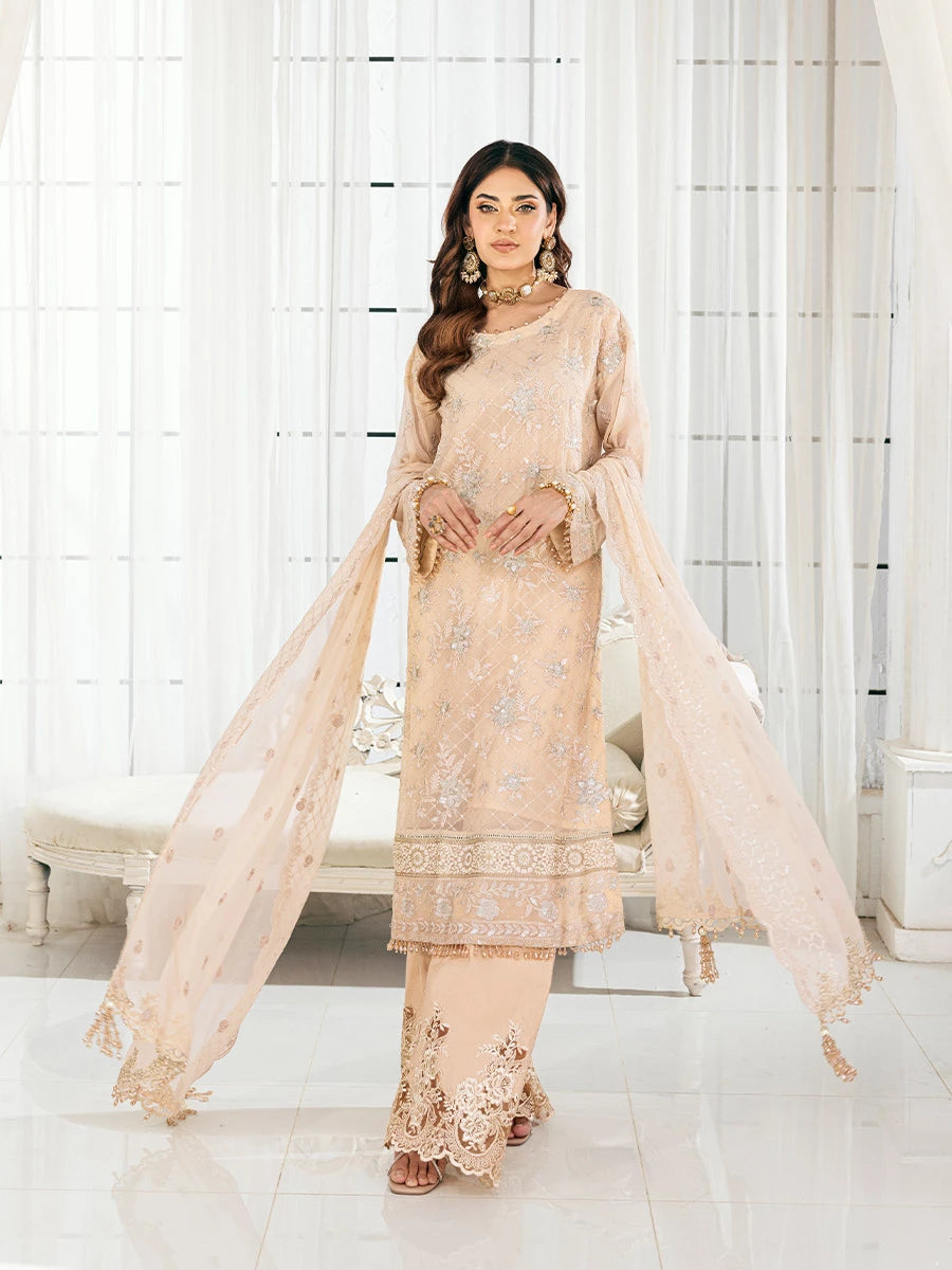 Salitex | Signature Festive Chiffon | SUNS7CH039UT L Skin Chiffon