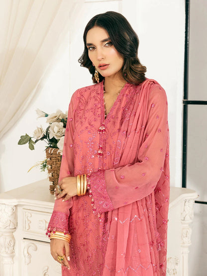 Salitex | Signature Festive Chiffon | SUNS7CH025UT M Candy Pink Chiffon