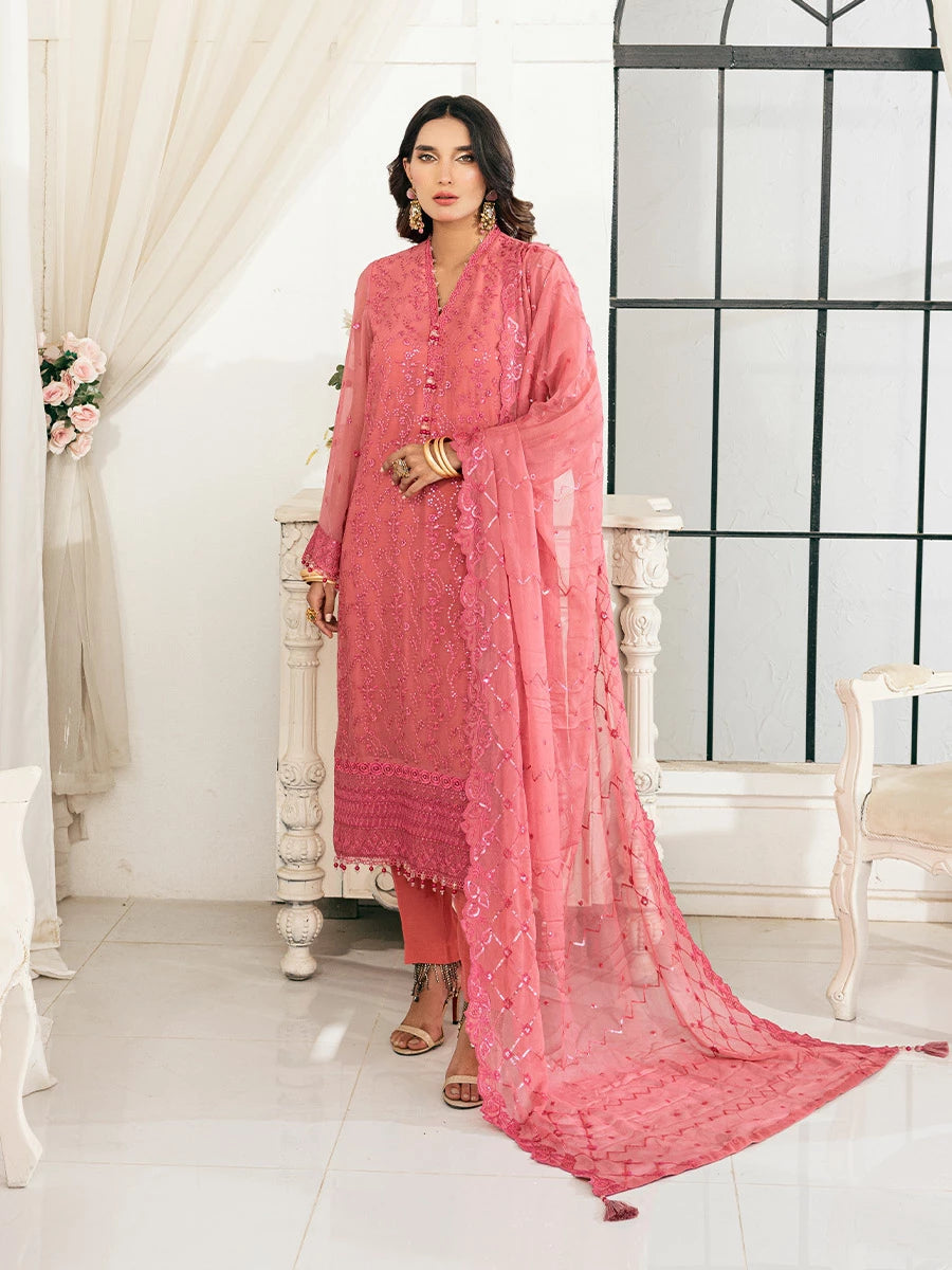 Salitex | Signature Festive Chiffon | SUNS7CH025UT XL Candy Pink Chiffon