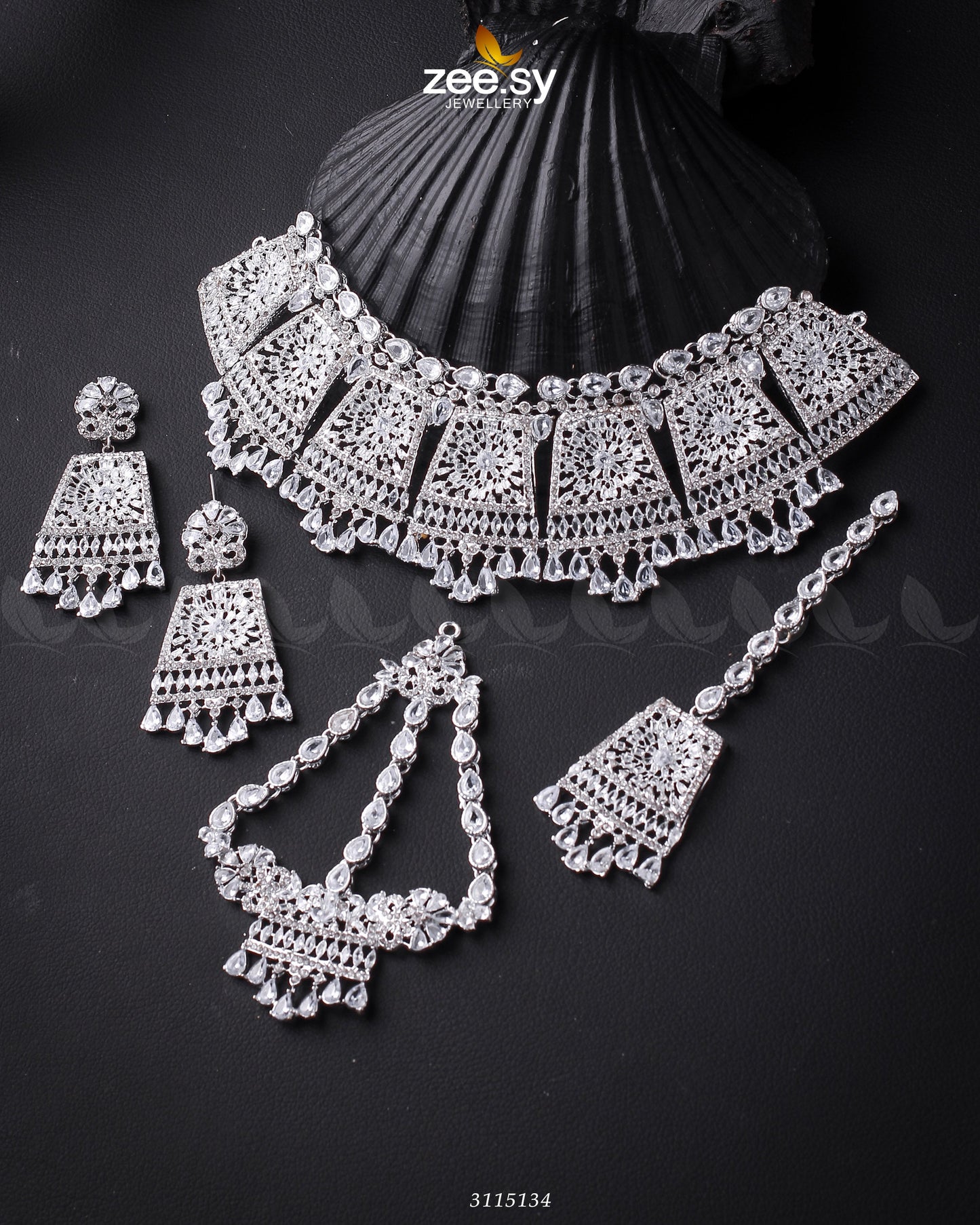 Royal Bridal Set Sliver