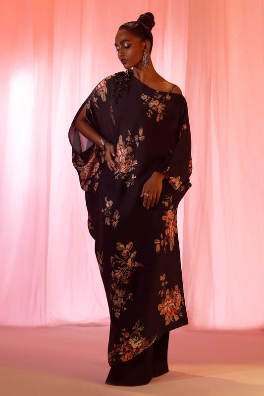 Sana Safinaz | Silk Tunics | SS24STP125 XS Multicolor Poly Satin