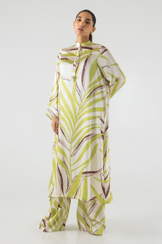 Sana Safinaz | Silk Tunics | SS24STP152P2T S Multicolor Poly Satin