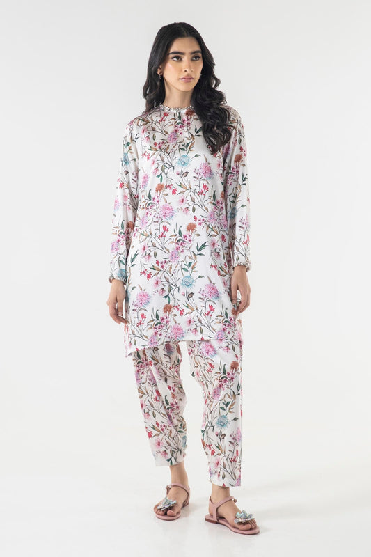 Sana Safinaz | Silk Tunics | SS24STP162P2T S Multicolor Poly Satin