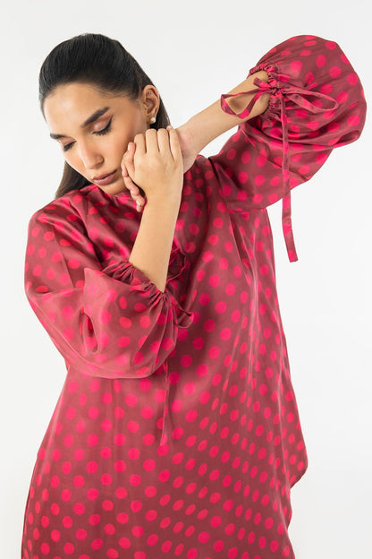 Sana Safinaz | Silk Tunics | SS24STP174P2T L Multicolor Poly Satin