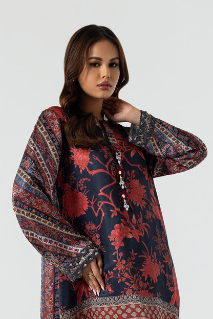 Sana Safinaz | Silk Tunics | SS24STP177P2T M Multicolor Poly Satin