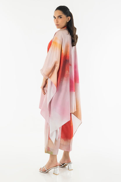 Sana Safinaz | Silk Tunics | SS24STP178P2T M Multicolor Poly Satin