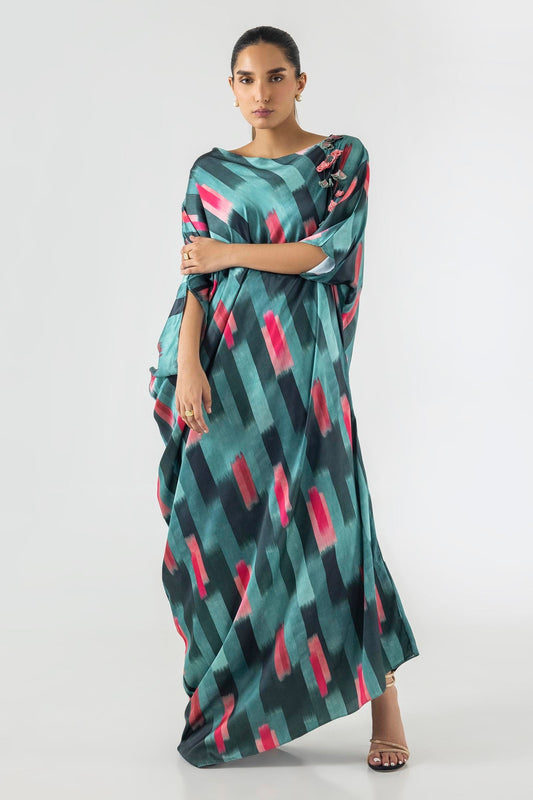 Sana Safinaz | Silk Tunics | SS24STP180 XS Multicolor Poly Satin