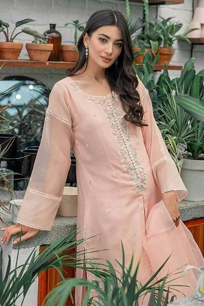 Jeem | Luxury Pret | STRIKING PEACH - Pakistani Designer Dress - by Jeem | Type: Luxury - 100% Original at Saira Sultan