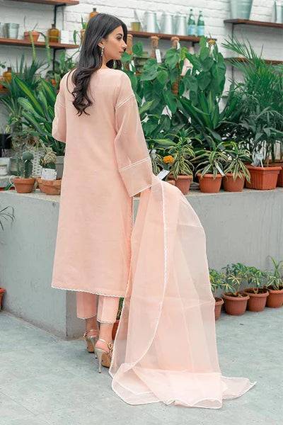 Jeem | Luxury Pret | STRIKING PEACH - Pakistani Designer Dress - by Jeem | Type: Luxury - 100% Original at Saira Sultan