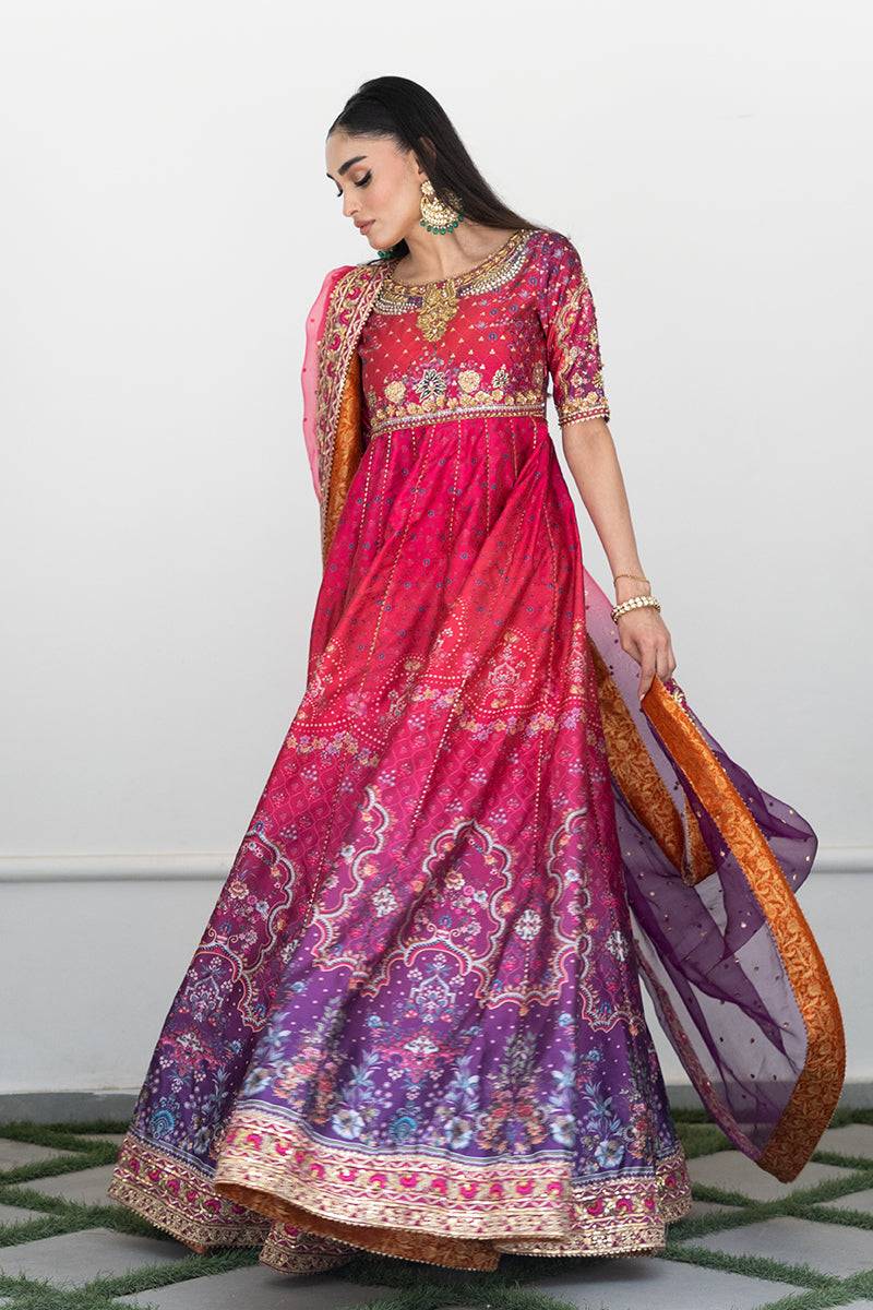 Mina Hassan | Formal Dholki Collection | Mehru - Pakistani Designer Dress - by Mina Hassan | Type: Ladies Clothes - 100% Original at Saira Sultan