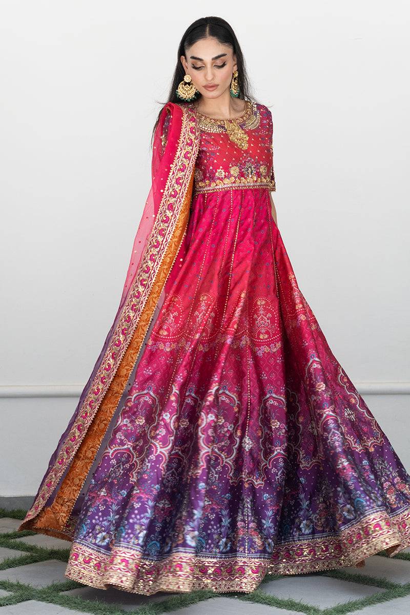 Mina Hassan | Formal Dholki Collection | Mehru - Pakistani Designer Dress - by Mina Hassan | Type: Ladies Clothes - 100% Original at Saira Sultan