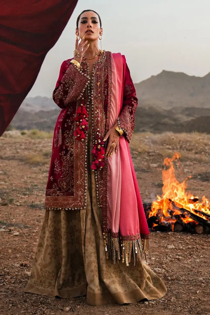 Sana Safinaz | Winter Luxury 23 | V231-004-DE - Pakistani Designer Dress - by Sana Safinaz | Type: Luxury - 100% Original at Saira Sultan
