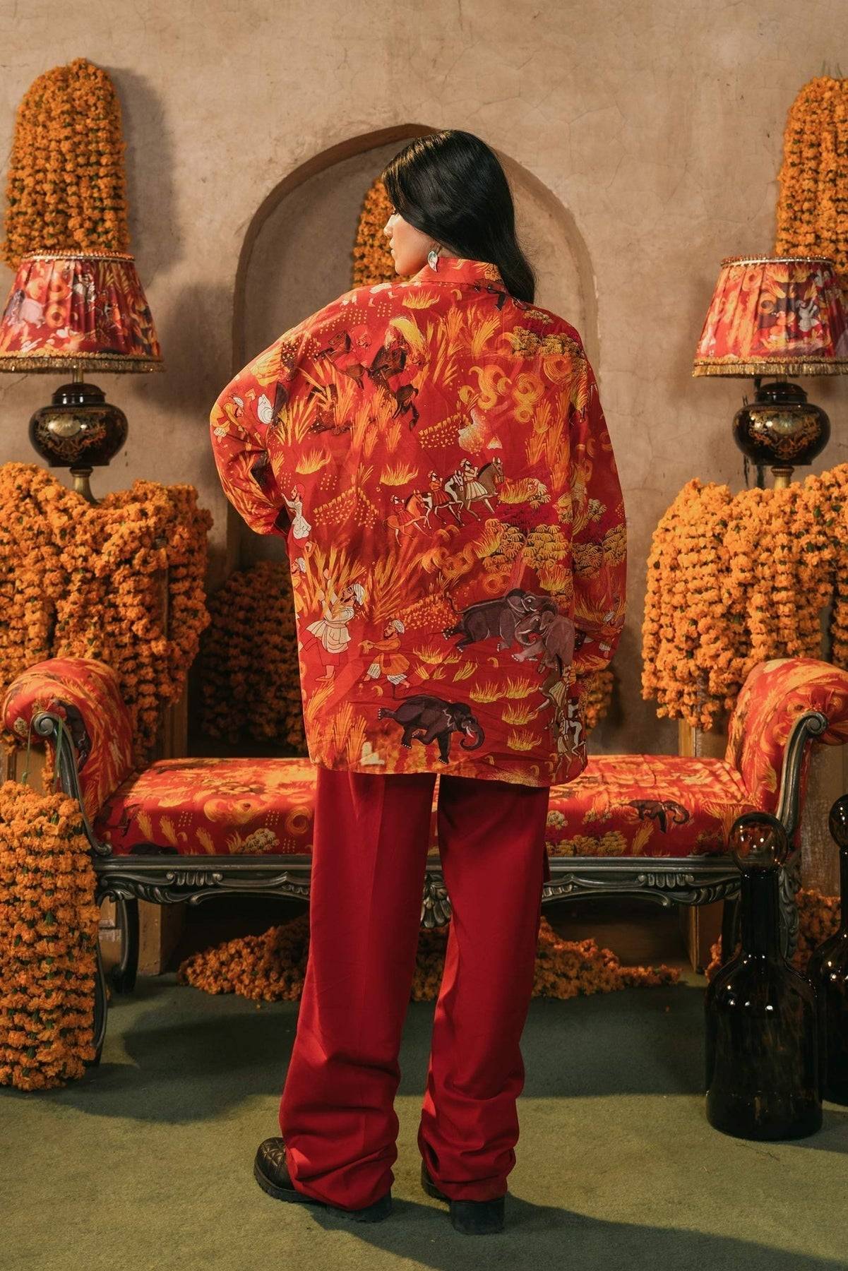 Fahad Hussayn | Lawn Banger | Vameq - Pakistani Designer Dress - by Fahad Hussayn | Type: Ladies Clothes - 100% Original at Saira Sultan