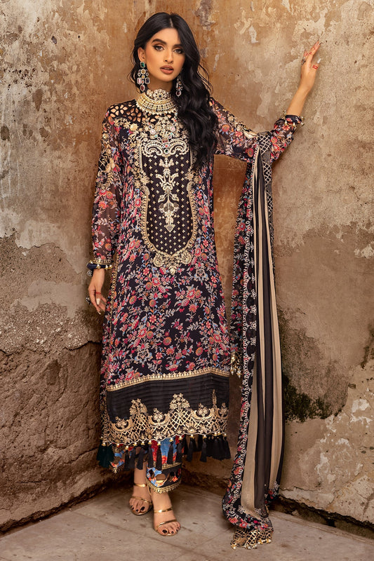 Charizma | Vasl Chiffon Collection | VSL25-09 XS Black Chiffon