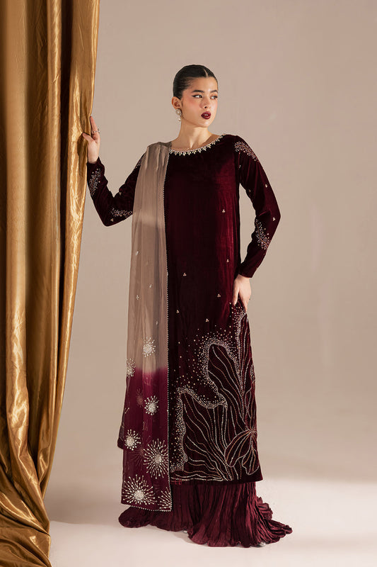 Vanya | Velvet Muse | KV-57 by Vanya - Designer Dress - Type : Ladies Clothes - Available at Saira Sultan - 100% Original 