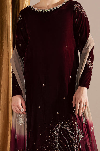 Vanya | Velvet Muse | KV-57 by Vanya - Designer Dress - Type : Ladies Clothes - Available at Saira Sultan - 100% Original 