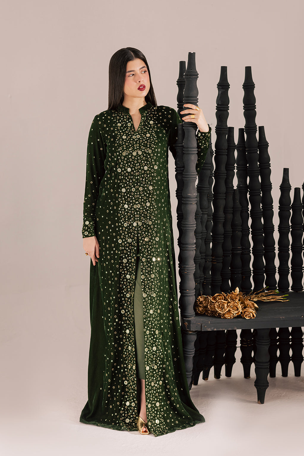 Vanya | Velvet Muse | KV-62 by Vanya - Designer Dress - Type : Ladies Clothes - Available at Saira Sultan - 100% Original 