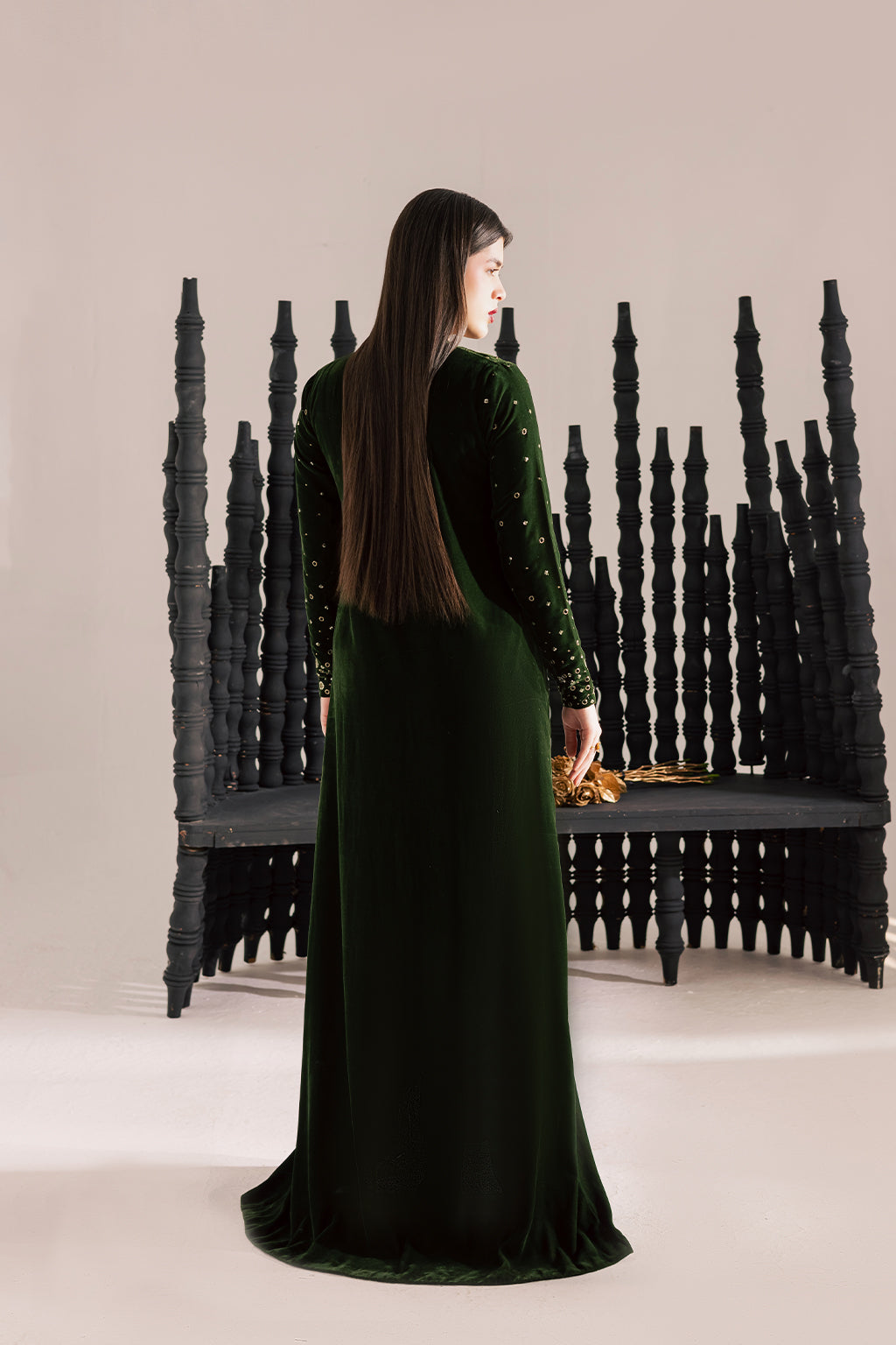 Vanya | Velvet Muse | KV-62 by Vanya - Designer Dress - Type : Ladies Clothes - Available at Saira Sultan - 100% Original 