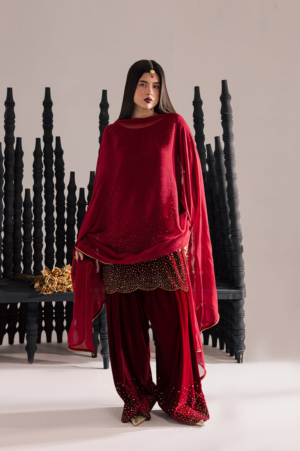 Vanya | Velvet Muse | KV-61 by Vanya - Designer Dress - Type : Ladies Clothes - Available at Saira Sultan - 100% Original 