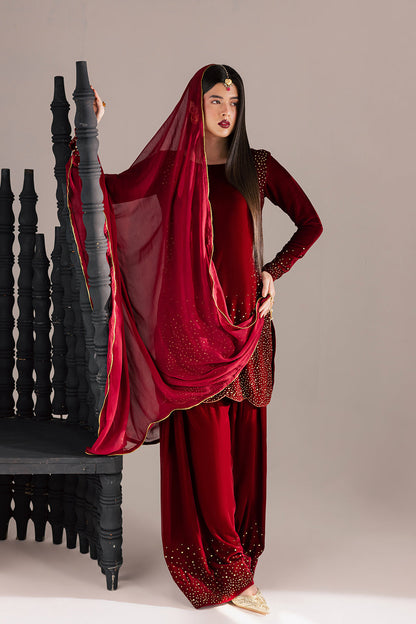 Vanya | Velvet Muse | KV-61 by Vanya - Designer Dress - Type : Ladies Clothes - Available at Saira Sultan - 100% Original 