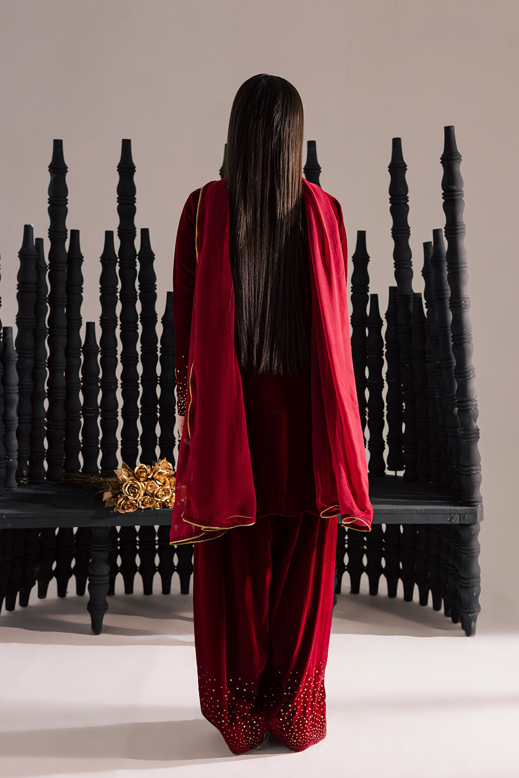 Vanya | Velvet Muse | KV-61 by Vanya - Designer Dress - Type : Ladies Clothes - Available at Saira Sultan - 100% Original 